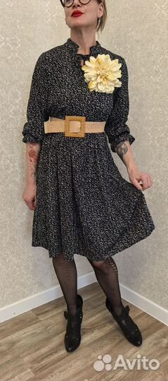 Платье в мелкий цветочек 44-46 р