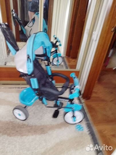 Велосипед коляска с ручкой