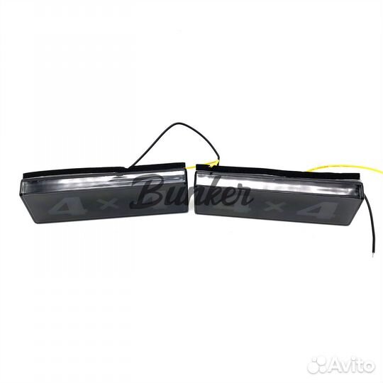 Led поворотник 4*4, желтый