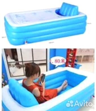 Надувная ванна мини-бассейн 180х98 см