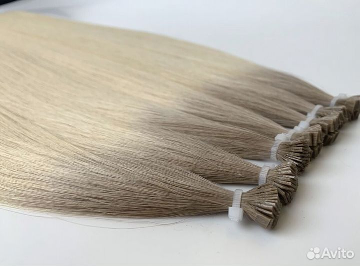 Волосы для наращивания, блонд, оплата Долями