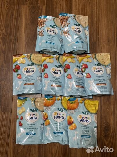 Детские каши молочные фруто няня