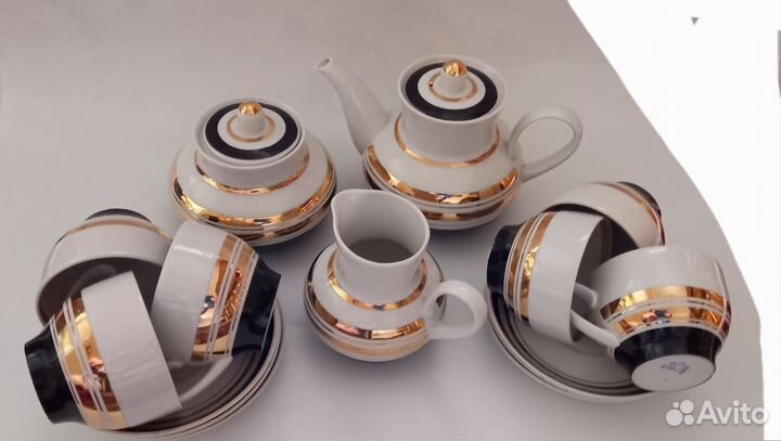 Чайный сервиз СССР Дороги