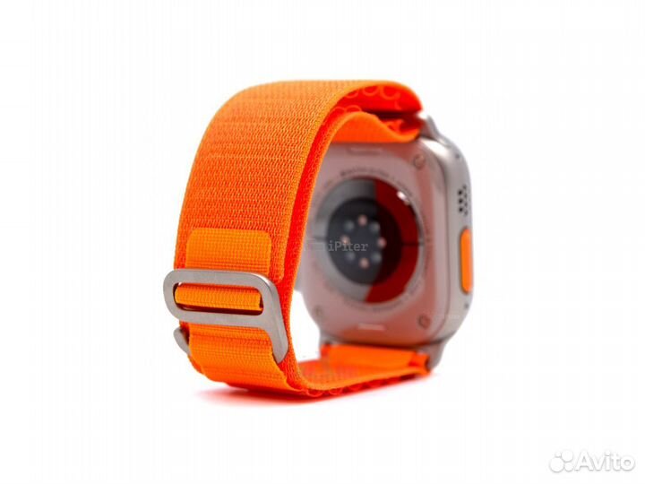 Watch Ultra 49 мм Titanium Case with Orange Alpine
