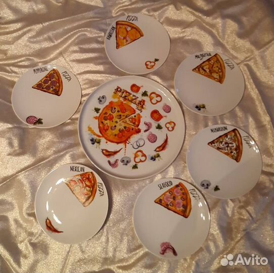 Набор тарелок для пиццы