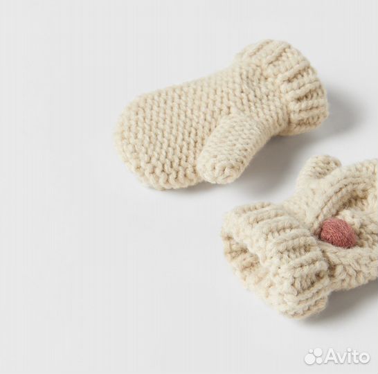 Детские варежки zara kids
