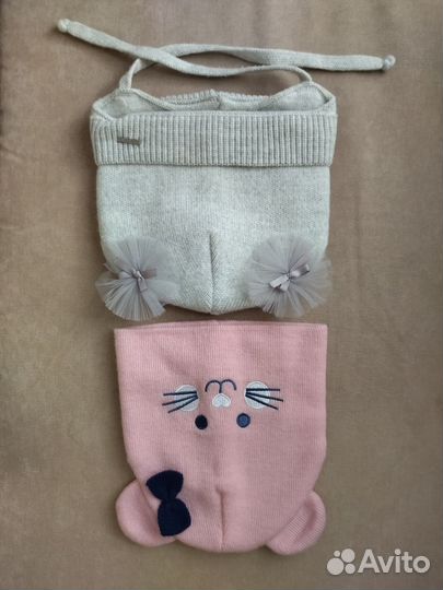 Шапочки для девочки, на 3-4 года