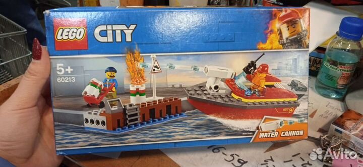 Lego City 60213 Пожар в порту