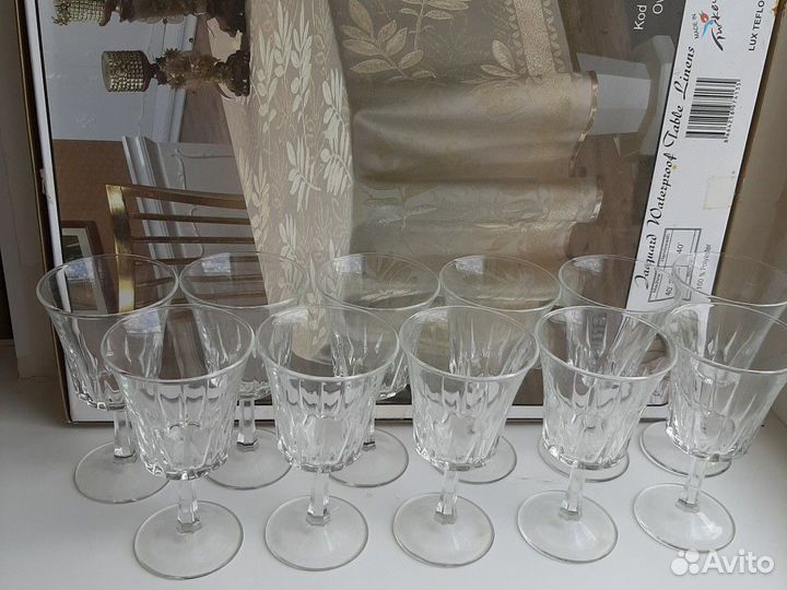 Бокалы 11штук середина 20 века