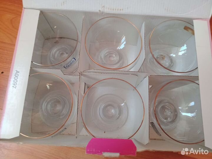 Фужеры бокалы богемия