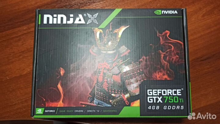Видеокарта ninja GeForce 750 Ti 4 Гб gddr5