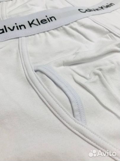 Трусы мужские белые Calvin Klein