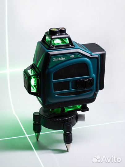 Лазерный уровень makita 4D нивелир 16 линий