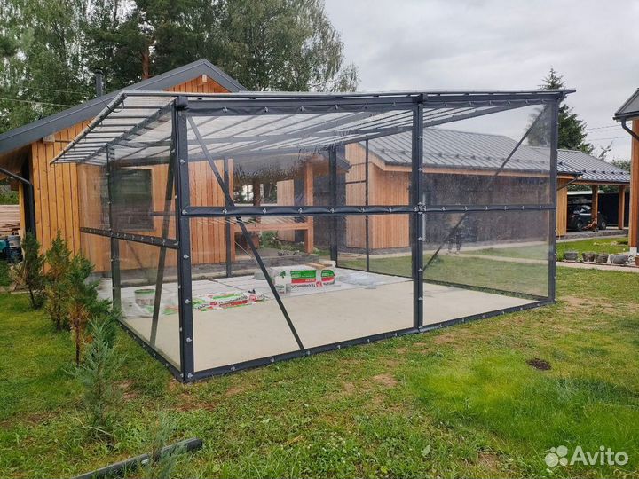 Мягкие окна для террасы беседки веранды