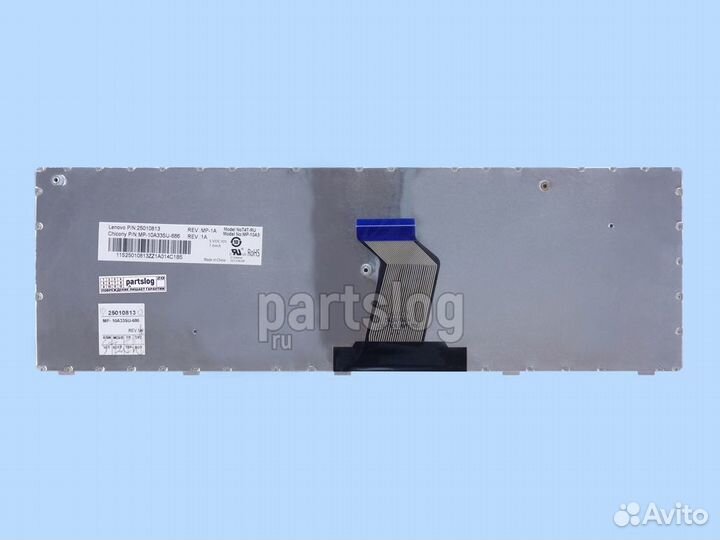 Клавиатура для Lenovo IdeaPad G570 G770 Z560 Серая