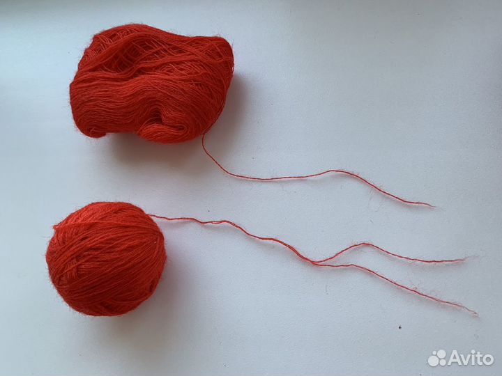 Пряжа тонкая чистошерстяная из СССР