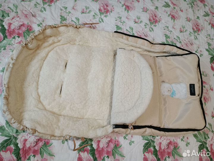 Зимний конверт в коляску