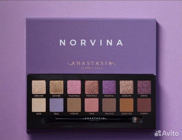 Anastasia Beverly Hills norvina Палетка теней