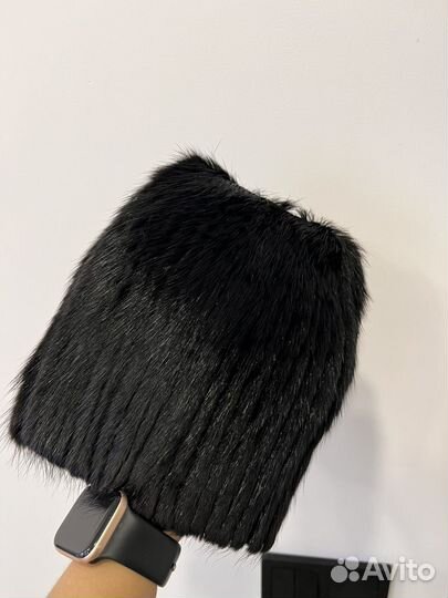 Шапка норковая женская новая