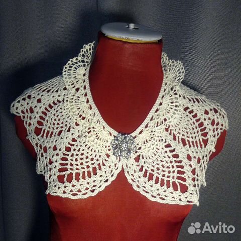 Воротник крючком