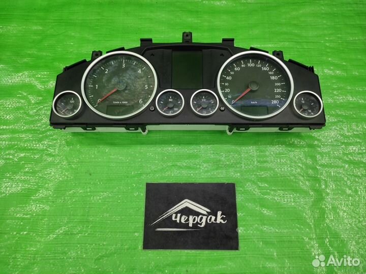 Панель приборов дизель рестайл Touareg 2007-2010