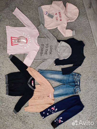 Пакет вещей для девочки 2-3 года