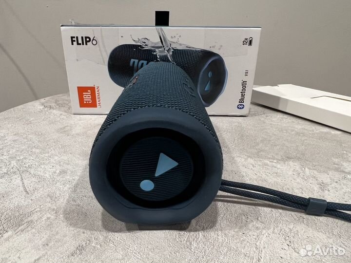 Колонка jbl flip 6 blue Оригинал