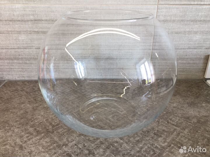 Аквариум 10 литров круглый