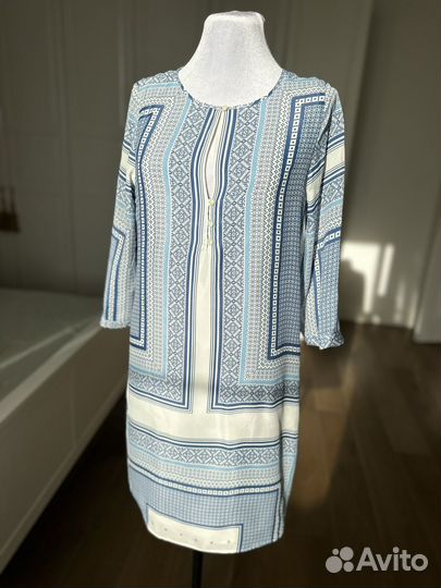 Новое шёлковое платье Massimo dutti