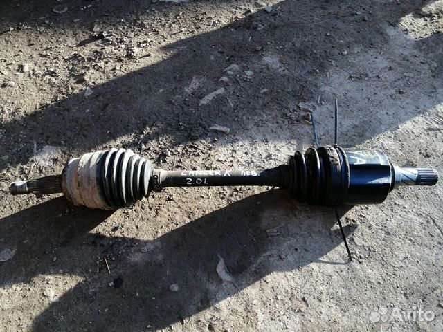 Привод левый mitsubishi lancer 10, 4wd. CVT