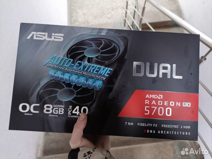 Видеокарта asus dual rx 5700 evo