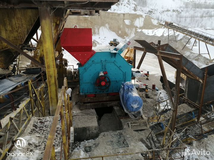 Дробилка роторная,щебень известняковый,пгс