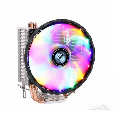 Кулер для процессора RGB башенный 4 трубками