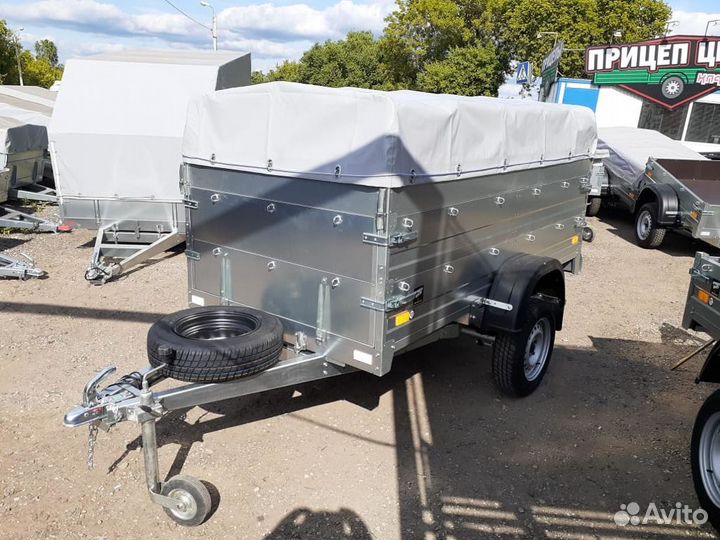 Прицеп сст 7132-02С с подъемно-надставным бортами