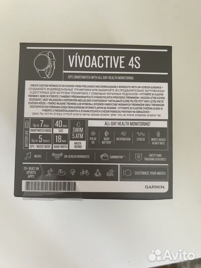 Часы garmin vivoactive 4s