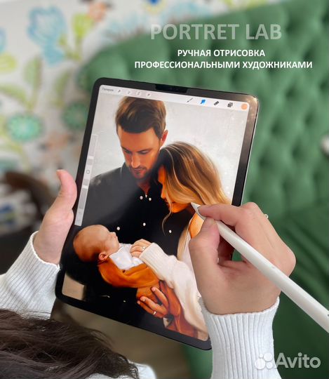 Портреты по фото на холсте и печать фото на холсте