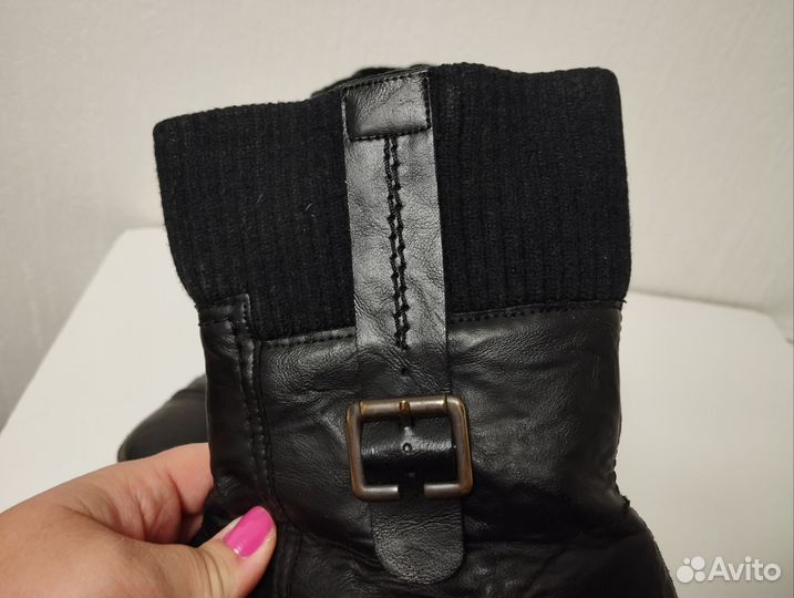 Полусапоги женские зимние rieker 24 см стелька