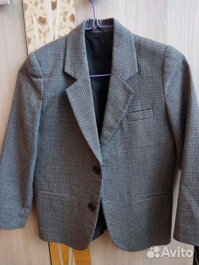 Пиджак школьный для мальчика 116