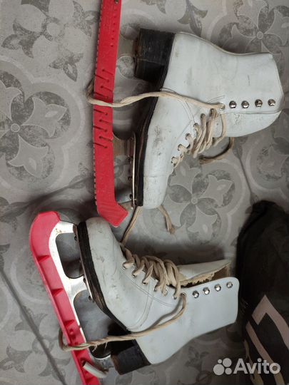 Коньки 38 проф. кожаные СССР