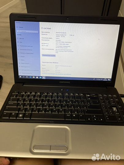 Ноутбук hp compaq presario CQ61