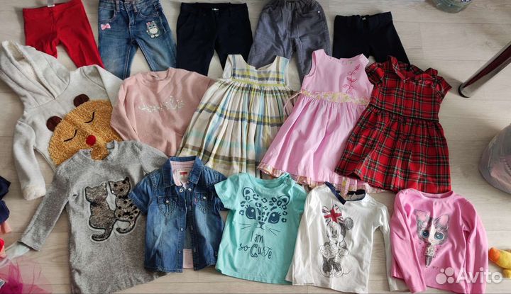 Пакет одежды для девочки 98 см