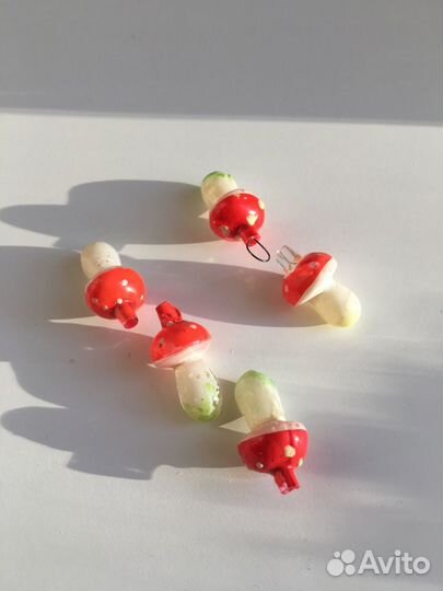 Миниатюрные елочные игрушки СССР