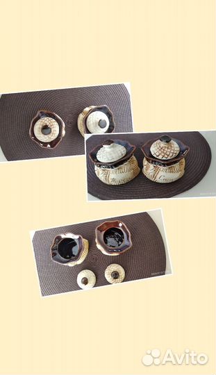 Декоративные керамические емкости для специй