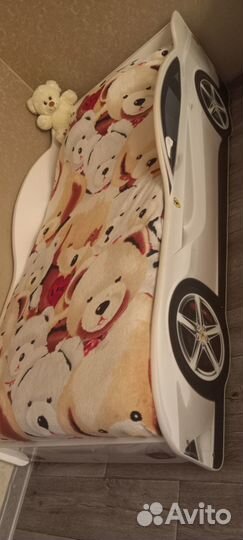 Детская кровать машинка бу