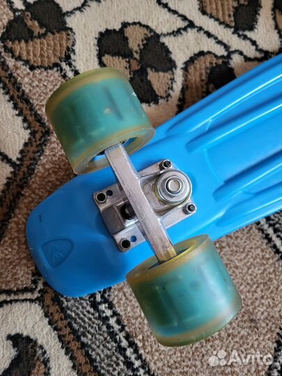 Пенни борд светящийся, скейтборд