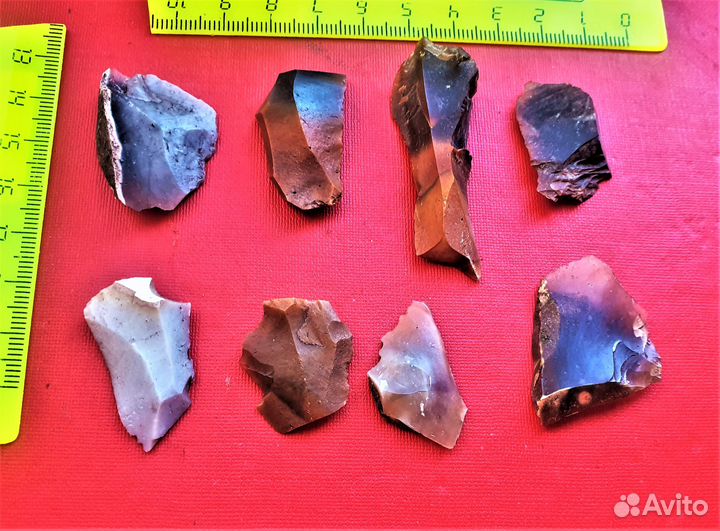 Орудия труда набор из одного места стоянки мезолит