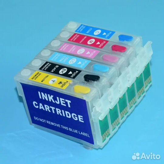 Перезаправляемые картриджи для Epson и чернила