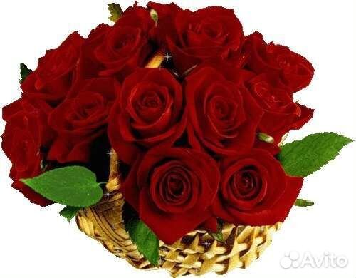 Цветы розы букет