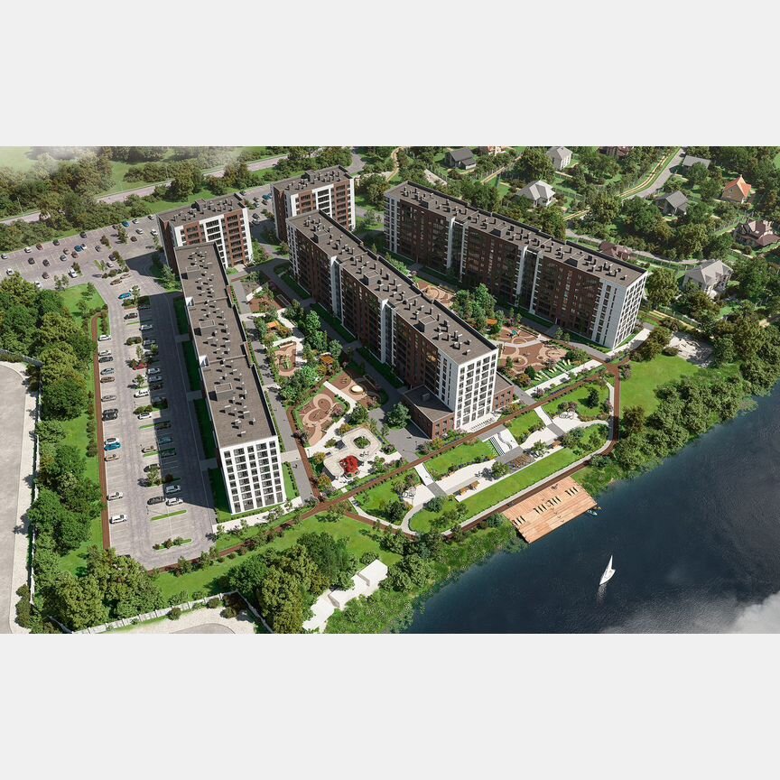 2-к. квартира, 53,3 м², 2/8 эт.
