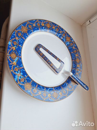 Тарелка для торта с лопаткой